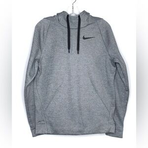 Grey Nike Dri Fit Hoodie Sweatshirt Hooded Pullover